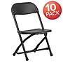 Flash Furniture Kids Plastic Armless Folding Chair, Black, 10/Pack (10YKIDBK)~#|#~sp137095475_sc7