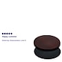 Flash Furniture 30" Laminate Round Table Top, Black/Mahogany (XURD30MBT)~#|#~sp137095653_sc7
