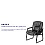 Flash Furniture Leather Guest Chair, Black (GO2138)~#|#~sp137095714_sc7