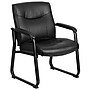 Flash Furniture HERCULES Faux Leather Reception Chair, Black (GO2136)~#|#~sp137095720_sc7