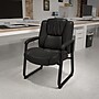 Flash Furniture Leather Guest Chair, Black (GO2138)~#|#~sp137095740_sc7