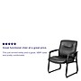 Flash Furniture HERCULES Faux Leather Reception Chair, Black (GO2136)~#|#~sp137095829_sc7