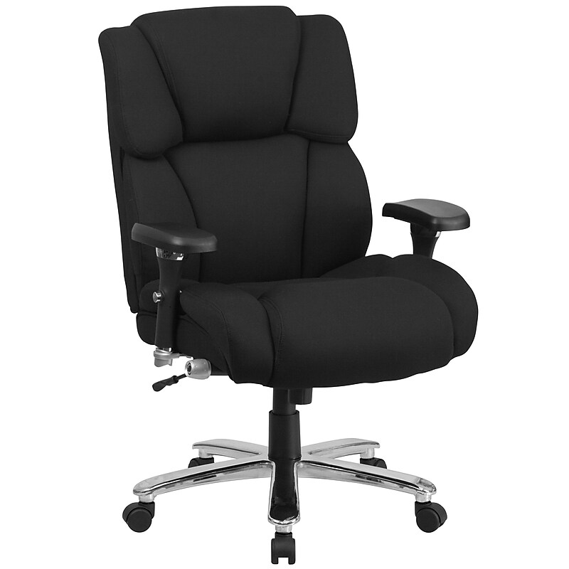 sh Furniture HERCULES Series Fabric Swivel 24/7 Intensive Use Big & Tall Executive Office Chair, Black (GO2149) image 1