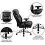 Flash Furniture HERCULES Series Ergonomic Faux Leather Computer & Desk Big & Tall Chair, 400 lb. Capacity, Black (GO2085LEA)~#|#~sp137095932_sc7
