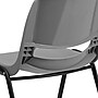 Flash Furniture HERCULES Series Plastic Shell Stack Chair, Gray/Black (RUTEO1GY)~#|#~sp137096051_sc7