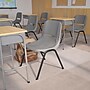 Flash Furniture HERCULES Series Plastic Shell Stack Chair, Gray/Black (RUTEO1GY)~#|#~sp137096126_sc7