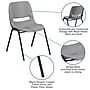 Flash Furniture HERCULES Series Plastic Shell Stack Chair, Gray/Black (RUTEO1GY)~#|#~sp137096129_sc7