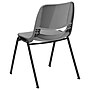 Flash Furniture HERCULES Series Plastic Shell Stack Chair, Gray/Black (RUTEO1GY)~#|#~sp137096131_sc7