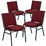 Flash Furniture HERCULES Fabric Stacking Chair, Burgundy Patterned, 4/Pack (4XU60153BY)~#|#~sp137096196_sc7