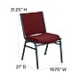 Flash Furniture HERCULES Fabric Stacking Chair, Burgundy Patterned, 4/Pack (4XU60153BY)~#|#~sp137096211_sc7