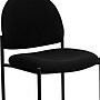 Flash Furniture Tania Fabric Stackable Side Reception Chair, Black (BT5151BK)~#|#~sp137096213_sc7