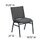 Flash Furniture HERCULES Fabric Stacking Chair, Gray (XU60153GY)~#|#~sp137096238_sc7