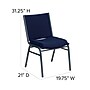 Flash Furniture HERCULES Fabric Stacking Chair, Navy Blue Dot (XU60153NVY)~#|#~sp137096253_sc7