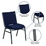 Flash Furniture HERCULES Fabric Stacking Chair, Navy Blue Dot (XU60153NVY)~#|#~sp137096256_sc7