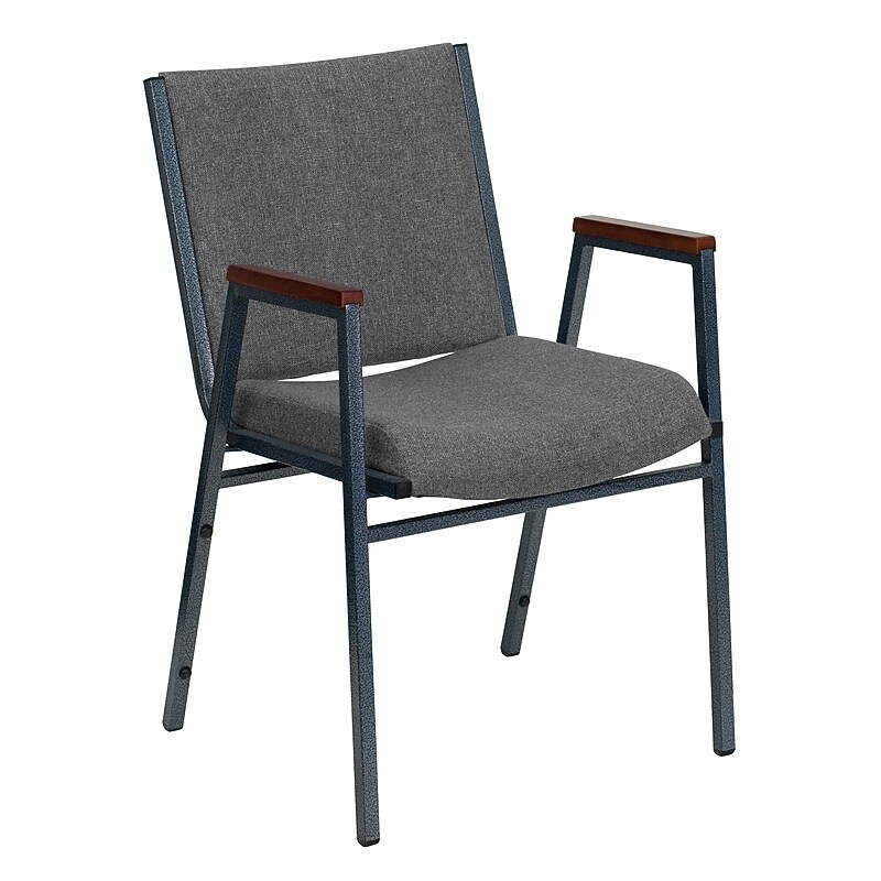 Flash Furniture HERCULES Series Fabric Stacking Chair, Gray (XU60154GY) image 1