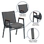 Flash Furniture HERCULES Series Fabric Stacking Chair, Gray (XU60154GY)~#|#~sp137096324_sc7