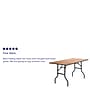 Flash Furniture Gael Folding Table, 60" x 30", Natural (YTWTFT30X60TBL)~#|#~sp137096992_sc7