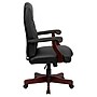 Flash Furniture Martha Washington LeatherSoft Swivel Executive Office Chair, Black (801LLF05BKLEA)~#|#~sp137096998_sc7
