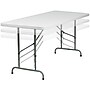 Flash Furniture Kathryn Folding Table, 72" x 30", Granite White (RB3072ADJ)~#|#~sp137097154_sc7