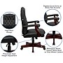 Flash Furniture Martha Washington LeatherSoft Swivel Executive Office Chair, Black (801LLF05BKLEA)~#|#~sp137097220_sc7