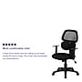 Flash Furniture Ariel Ergonomic Mesh Swivel Mid-Back Task Office Chair, Black (BT2755BK)~#|#~sp137097327_sc7