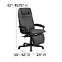 Flash Furniture Robert Ergonomic LeatherSoft Swivel High Back Executive Reclining Office Chair, Black (BT70172BK)~#|#~sp137097394_sc7