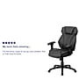 Flash Furniture Hansel Ergonomic LeatherSoft Swivel High Back Executive Office Chair, Black (BT9835H)~#|#~sp137097588_sc7