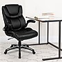 Flash Furniture Hansel LeatherSoft Swivel Executive Office Chair, Black (BT9896H)~#|#~sp137097607_sc7