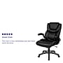 Flash Furniture Hansel LeatherSoft Swivel Executive Office Chair, Black (BT9896H)~#|#~sp137097611_sc7
