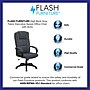 Flash Furniture Rochelle Fabric Swivel High Back Executive Office Chair, Gray (BT9022BK)~#|#~sp137097637_sc7