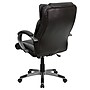 Flash Furniture Hansel Ergonomic LeatherSoft Swivel High Back Executive Office Chair, Espresso Brown (BT9088BRN)~#|#~sp137097725_sc7