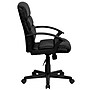 Flash Furniture Lane LeatherSoft Swivel Mid-Back Task Office Chair, Black (GO1004BKLEA)~#|#~sp137097772_sc7
