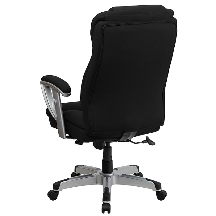 Flash Furniture HERCULES Series Fabric Swivel Big Tall Executive Office Chair Black GO1534BKFAB Staples