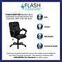 Flash Furniture Megan Ergonomic LeatherSoft Swivel Mid-Back Overstuffed Task Office Chair, Black (GO724MBKLEA)~#|#~sp137097804_sc7