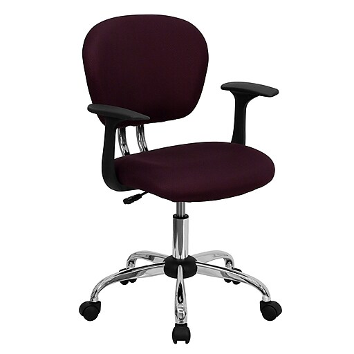 Flash Furniture Beverly Ergonomic Mesh Swivel Mid Back Padded Task