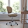 Flash Furniture Beverly Armless Ergonomic Mesh Swivel Mid-Back Padded Task Office Chair, Coffee Brown (H2376FCOF)~#|#~sp137097969_sc7