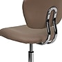 Flash Furniture Beverly Armless Ergonomic Mesh Swivel Mid-Back Padded Task Office Chair, Coffee Brown (H2376FCOF)~#|#~sp137097973_sc7
