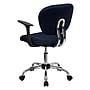 Flash Furniture Beverly Ergonomic Mesh Swivel Mid-Back Padded Task Office Chair, Navy (H2376FNAVYARMS)~#|#~sp137097980_sc7