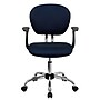 Flash Furniture Beverly Ergonomic Mesh Swivel Mid-Back Padded Task Office Chair, Navy (H2376FNAVYARMS)~#|#~sp137097986_sc7