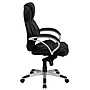 Flash Furniture Hawkins Ergonomic LeatherSoft Swivel High Back Executive Office Chair, Black (H9626L2)~#|#~sp137098147_sc7