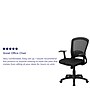 Flash Furniture Manny Ergonomic Mesh Swivel Mid-Back Task Office Chair, Black (HL0007)~#|#~sp137098170_sc7