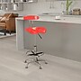 Flash Furniture Vibrant Drafting Stools With Tractor Seat (LF215CHYTOMATO)~#|#~sp137098342_sc7