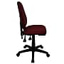 Flash Furniture Linus Armless Ergonomic Fabric Swivel Mid-Back Multifunction Task Office Chair, Burgundy (WLA654MGBY)~#|#~sp137098513_sc7