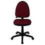 Flash Furniture Linus Armless Ergonomic Fabric Swivel Mid-Back Multifunction Task Office Chair, Burgundy (WLA654MGBY)~#|#~sp137098514_sc7