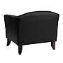 Flash Furniture Hercules Wood/Veneer Accent Chair, Black (1111BK)~#|#~sp137098633_sc7