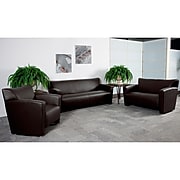 Flash Furniture HERCULES Majesty  68.5"W Leather Sofa, Brown (2223BN)