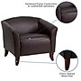 Flash Furniture Hercules Wood/Veneer Guest Chair, Brown (2221BN)~#|#~sp137098729_sc7