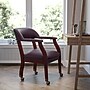 Flash Furniture Faux Leather Conference Chair, Burgundy/Mahogany (BZ100LF19LEA)~#|#~sp137098767_sc7