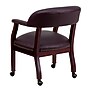 Flash Furniture Faux Leather Conference Chair, Burgundy/Mahogany (BZ100LF19LEA)~#|#~sp137098839_sc7