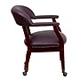 Flash Furniture Faux Leather Conference Chair, Burgundy/Mahogany (BZ100LF19LEA)~#|#~sp137098843_sc7